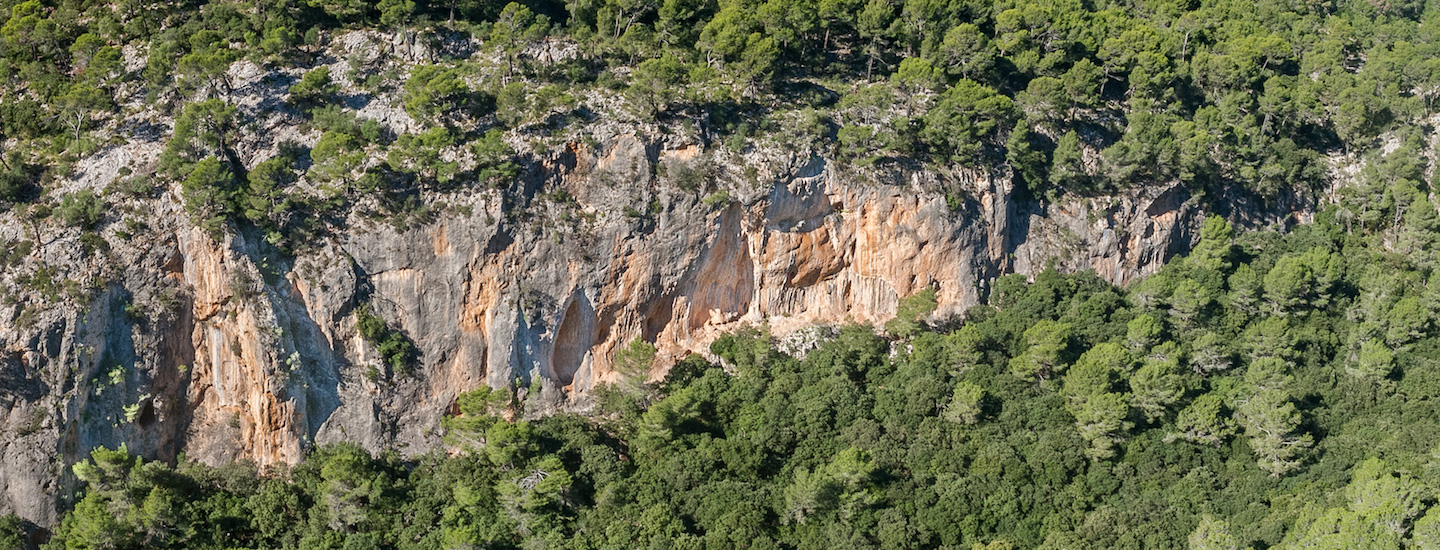Pared de escalada de Fraguel, Mallorca